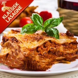 Klassisk Lasagne, hjemmelavet okse lasagne med bechamelsauce